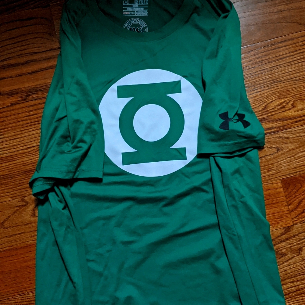 Green Lantern Under Armour Shirt Jersey L Large